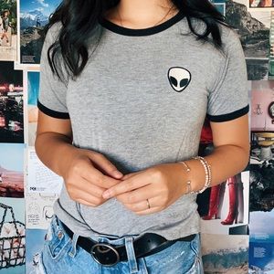 Brandy Melville Alien Tee